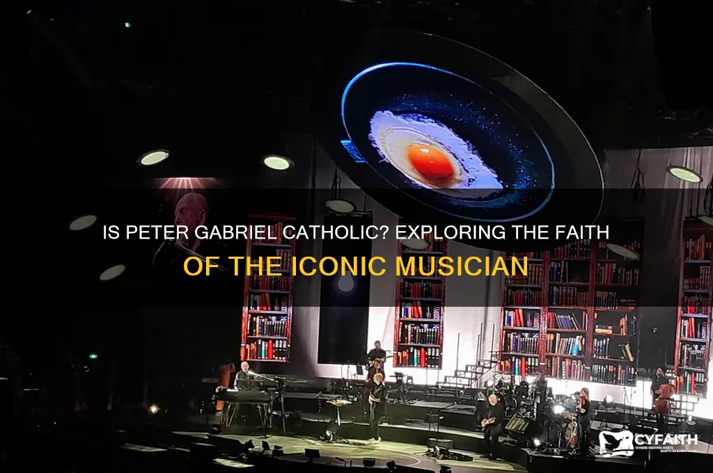 is peter gabriel catholic