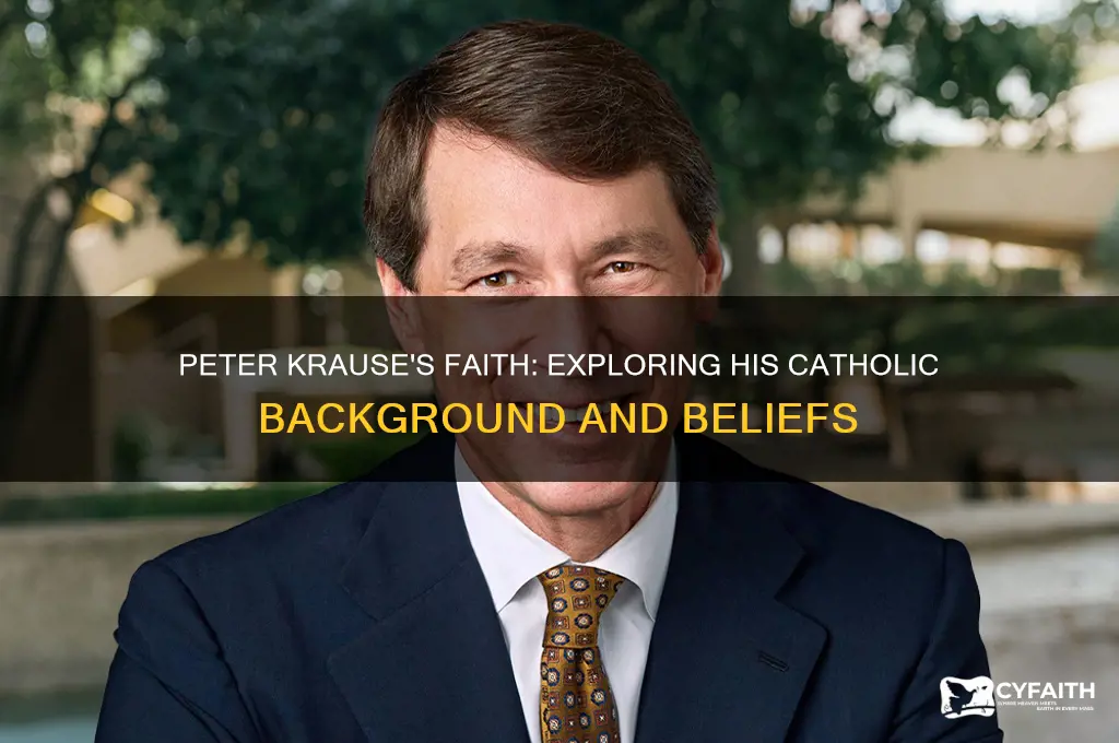 is peter krause catholic