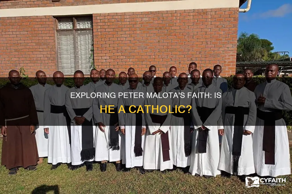 is peter malota catholic