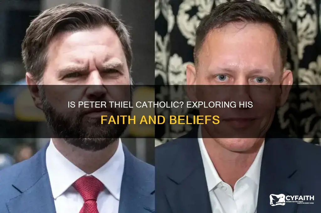 is peter thiel a catholic