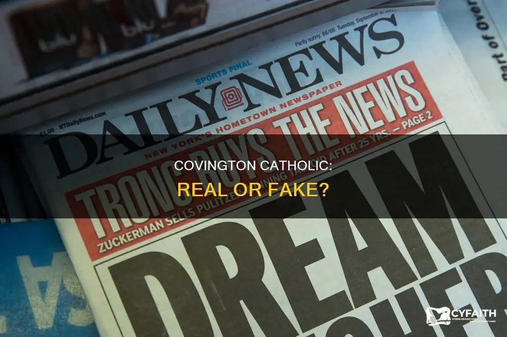 is pic of xovington catholic in blackface real