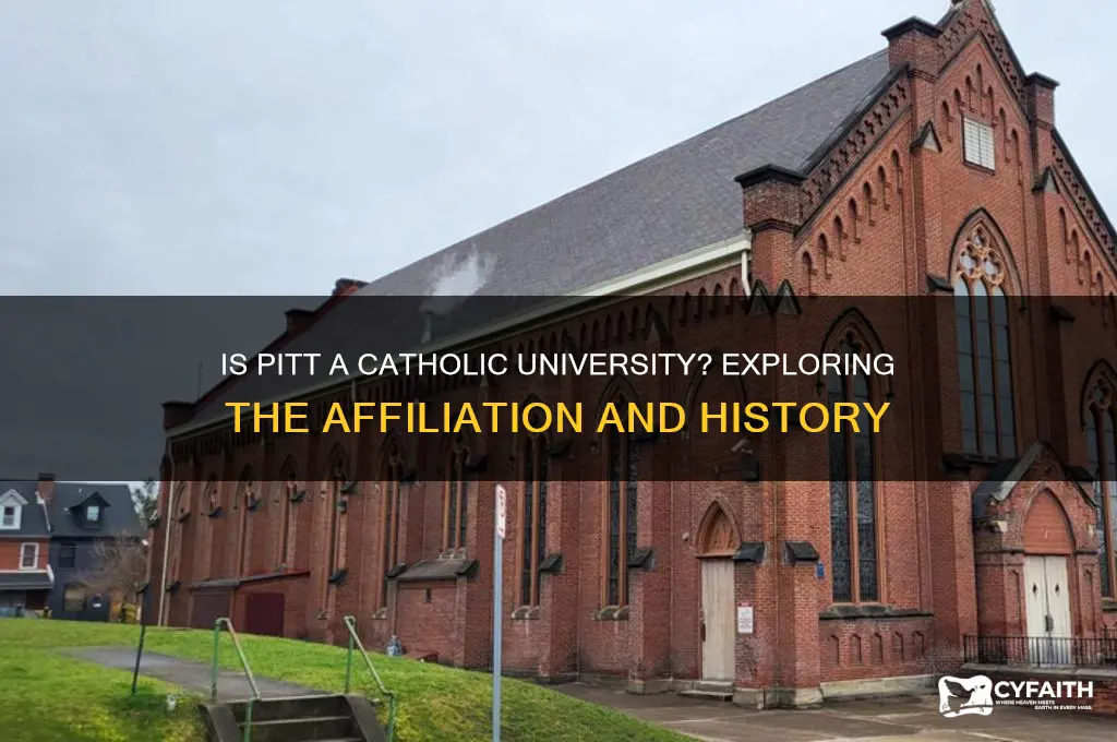 is pitt a catholic university