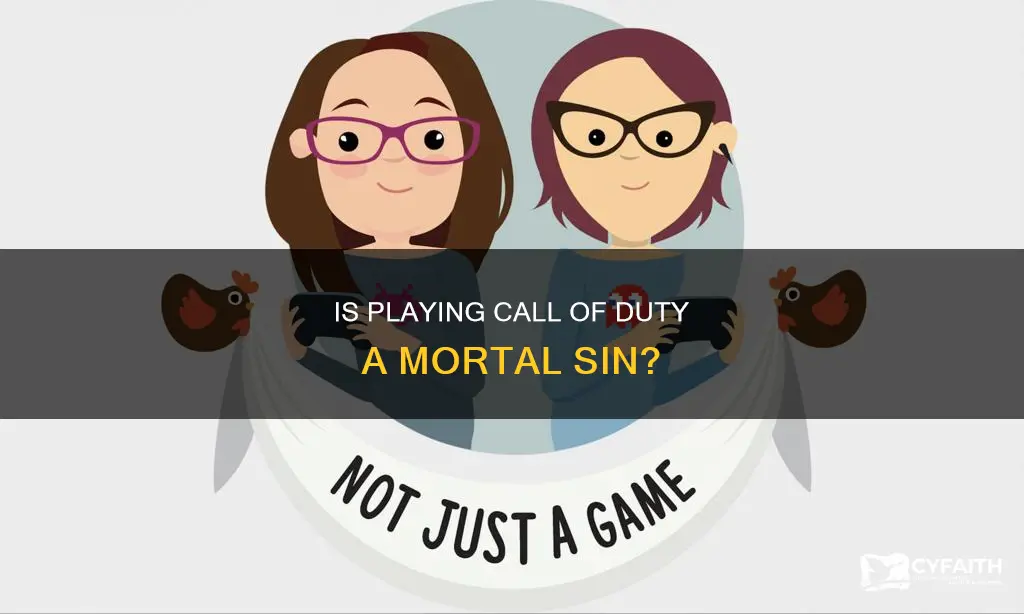 is playing cod a sin catholic