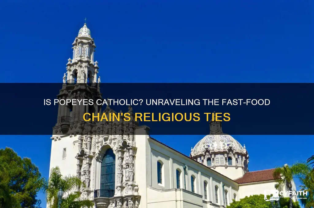 is popeyes catholic