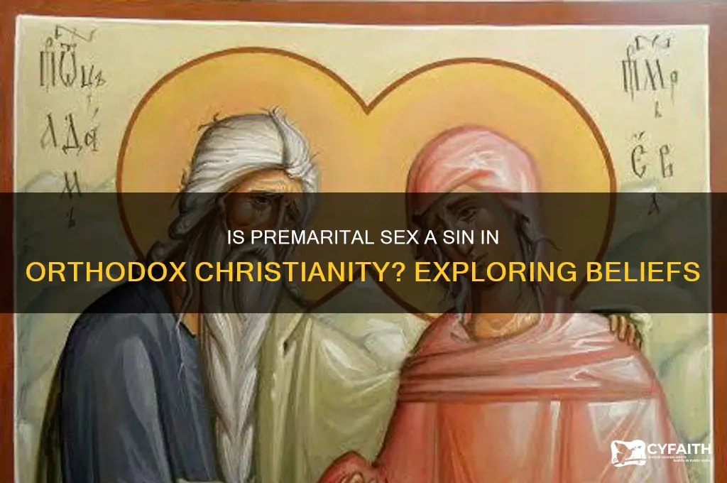 is premarital sex a sin orthodox