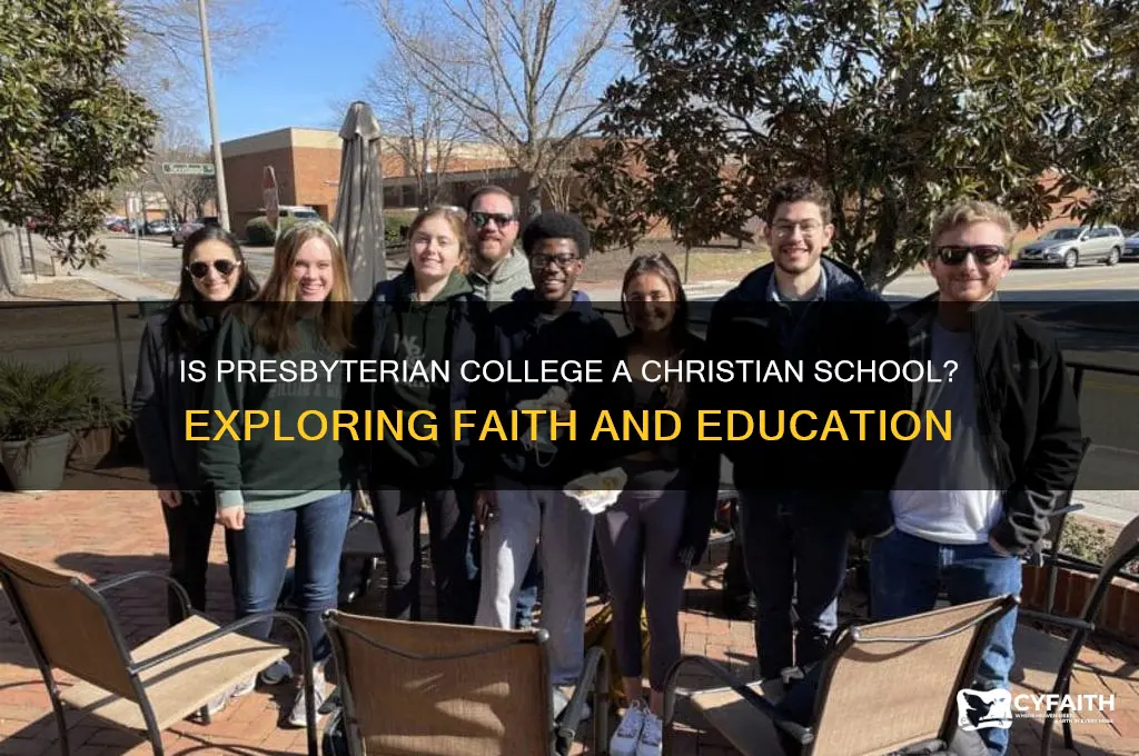 is presbyterian college a christian school