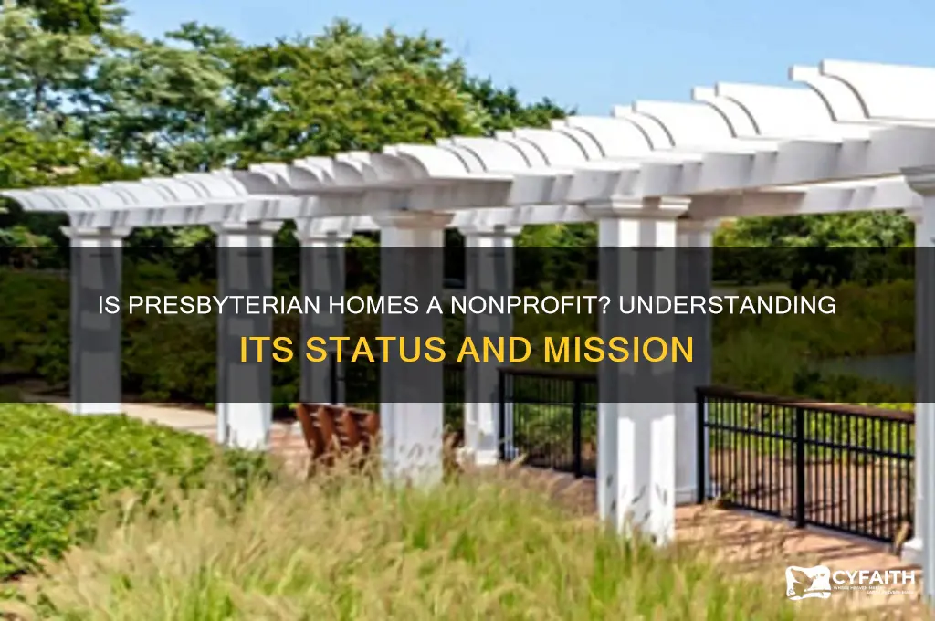 is presbyterian homes a nonprofit