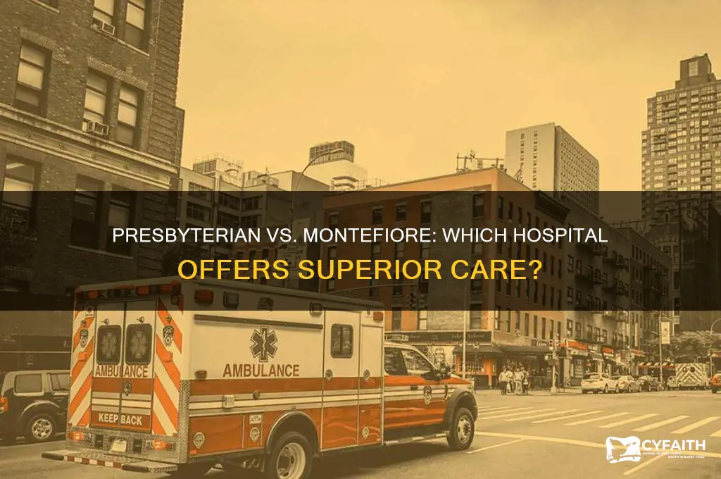 is presbyterian hospital better than montefiore hospital