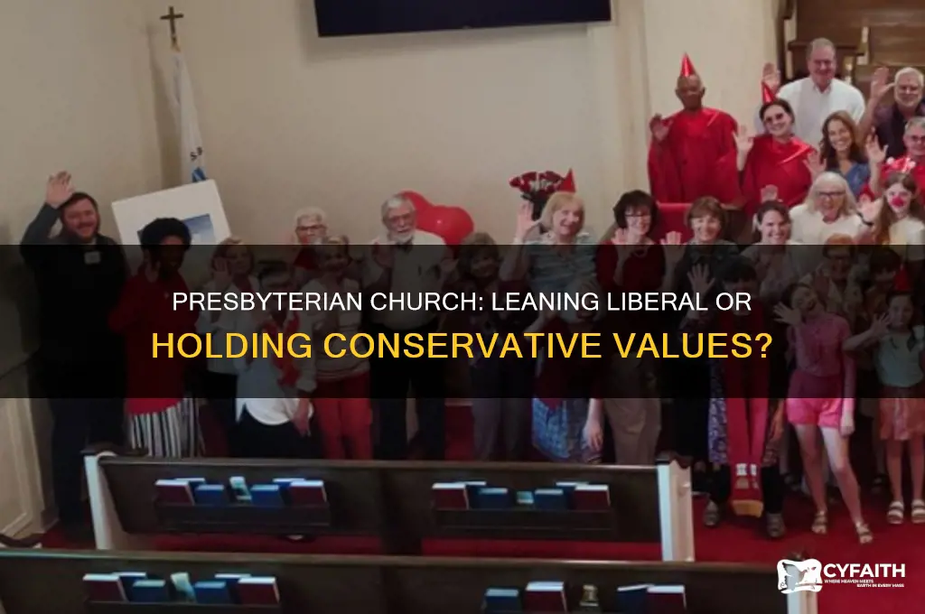 is presbyterian more liberal or conservative