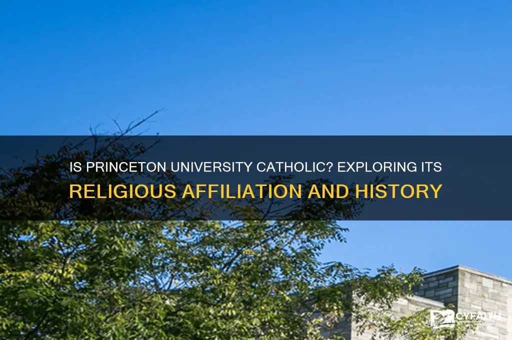 is princeton a catholic university