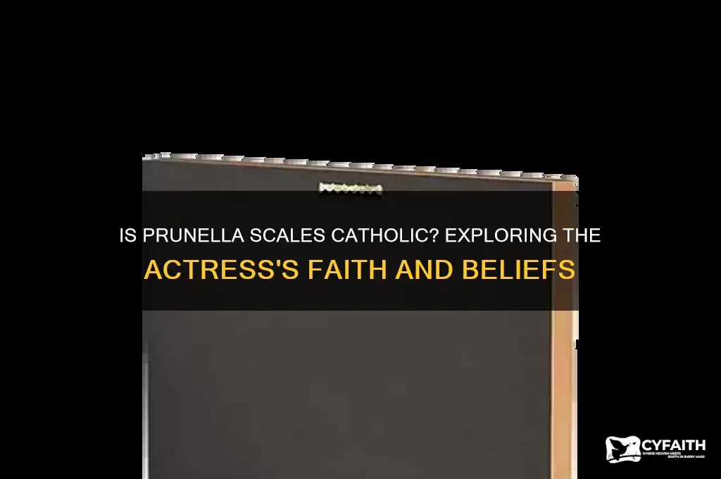is prunella scales catholic