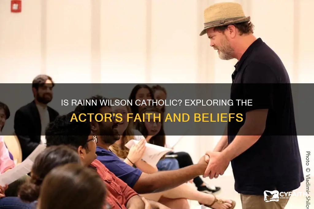 is rainn wilson catholic