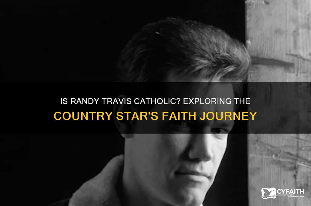 is randy travis catholic