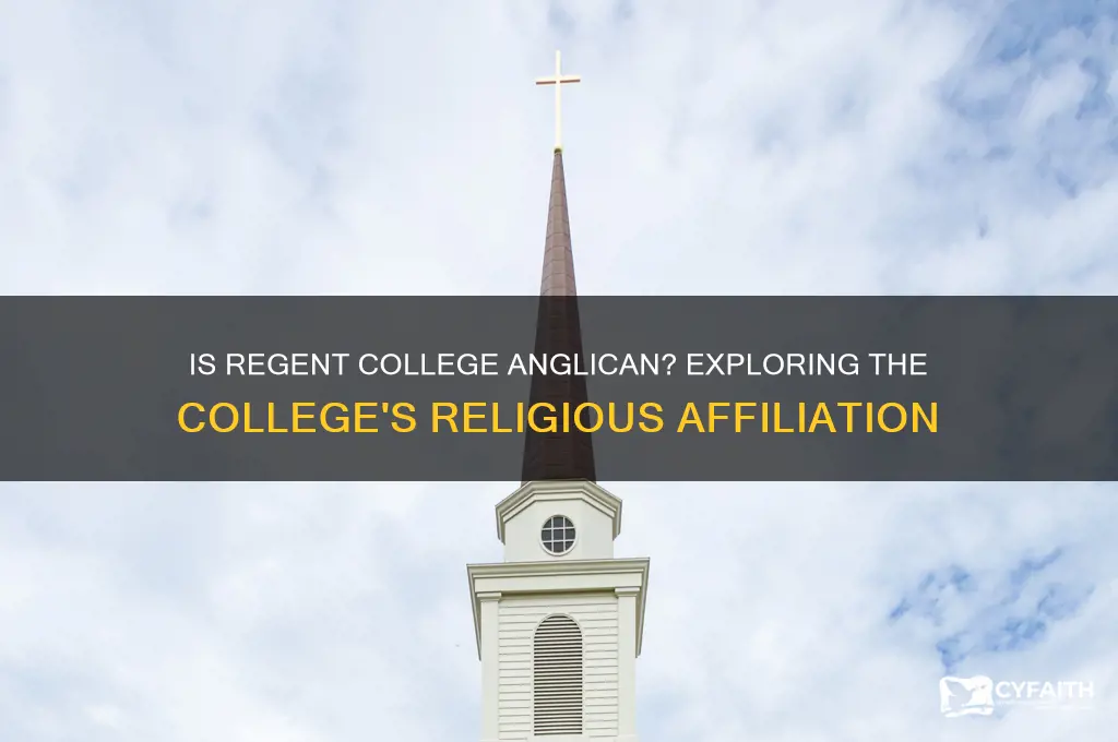 is regent college anglican
