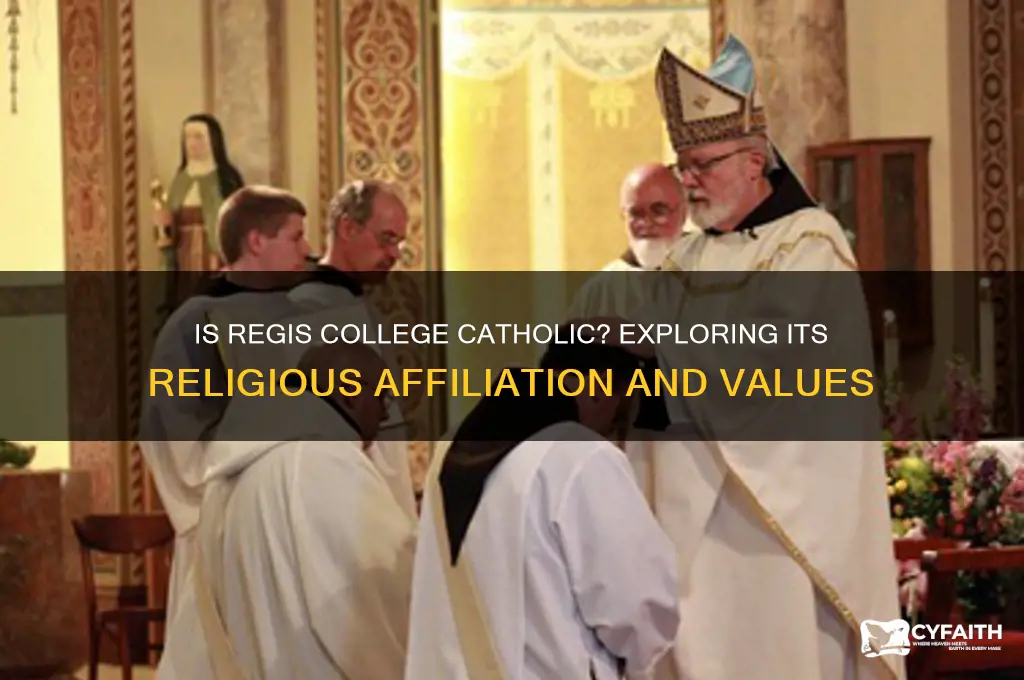 is regis a catholic college
