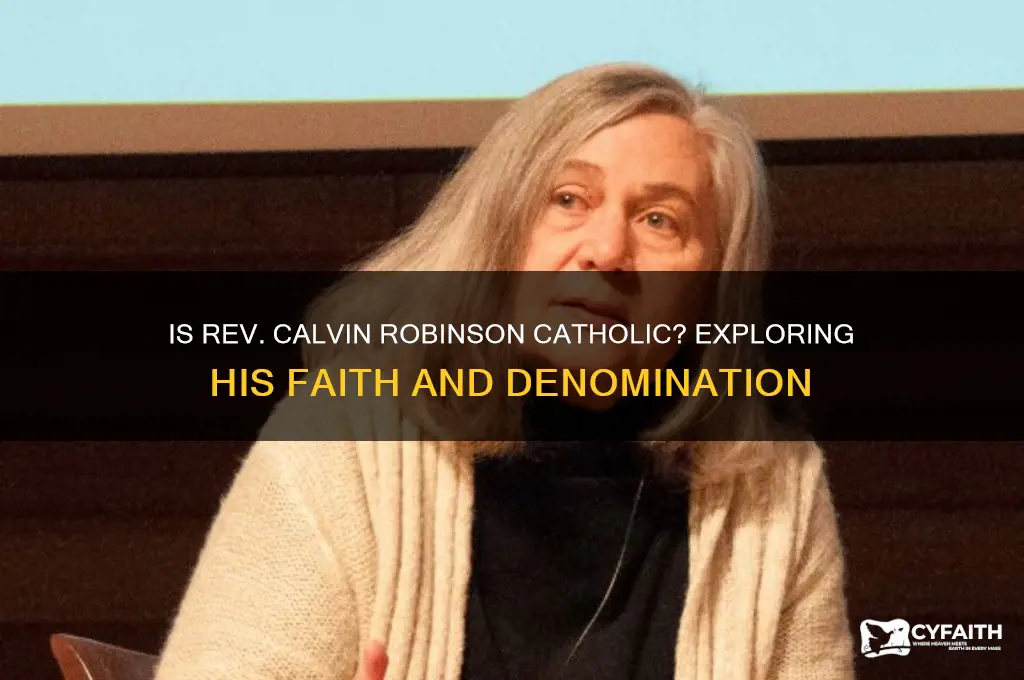 is rev calvin robinson catholic