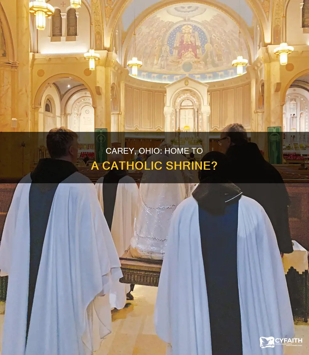 is rhere a catholic shrine in carey ohio