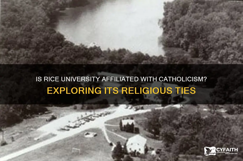 is rice a catholic university