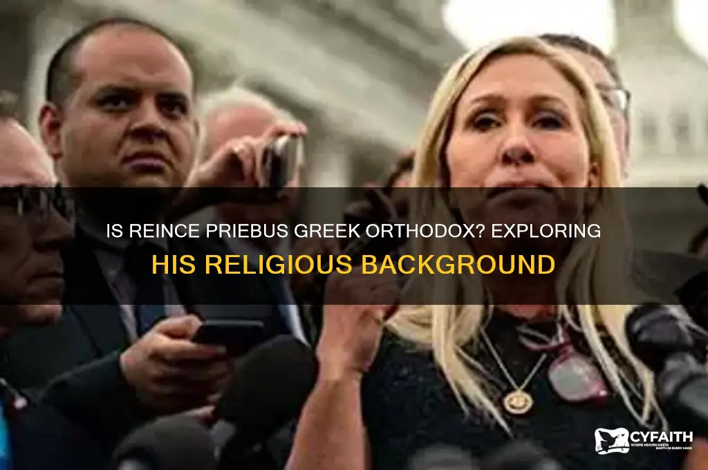 is rience priebus greek orthodox