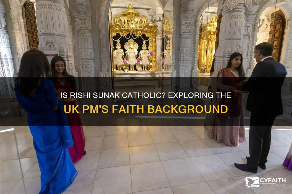 is rishi sunak catholic