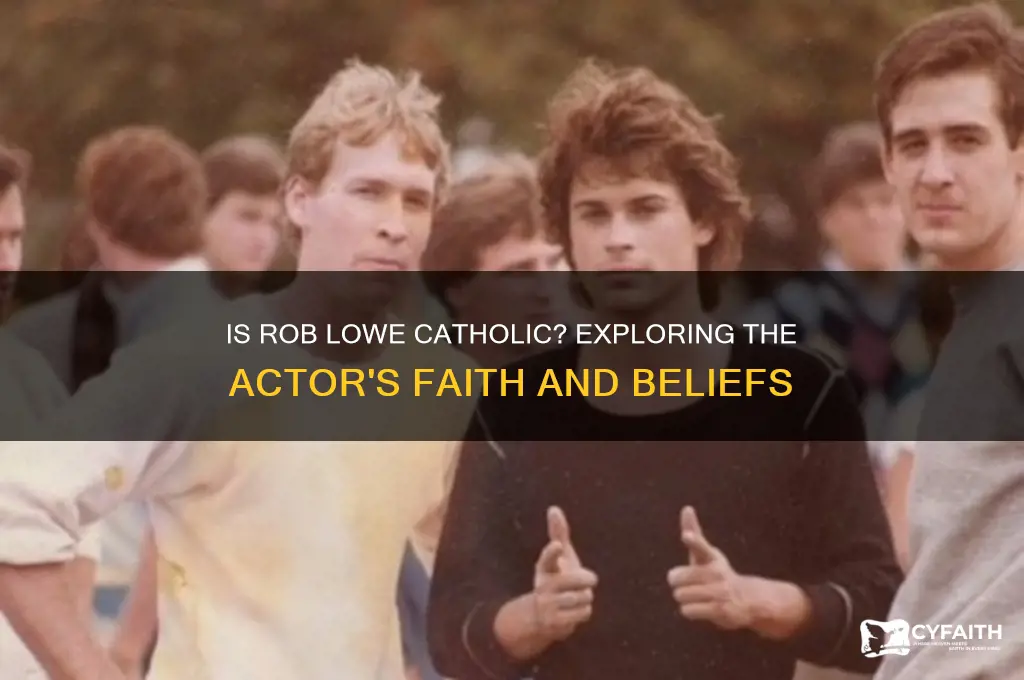 is rob lowe catholic