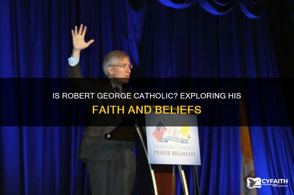 is robert george catholic