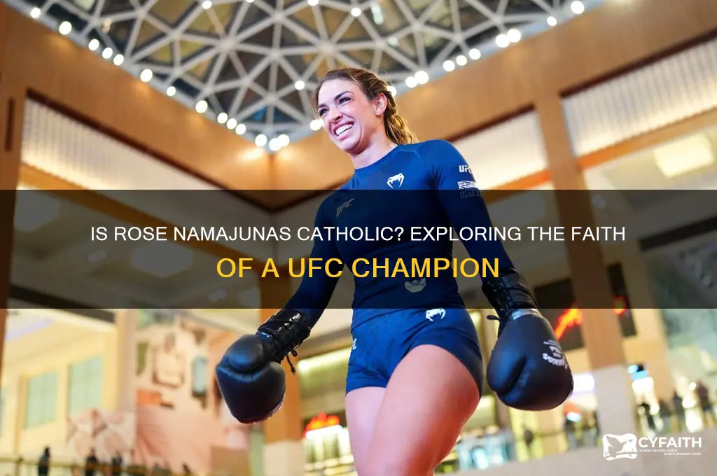 is rose namajunas catholic