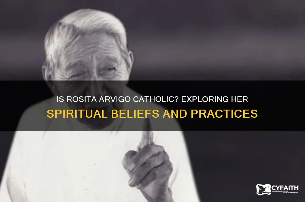 is rosita arvigo catholic
