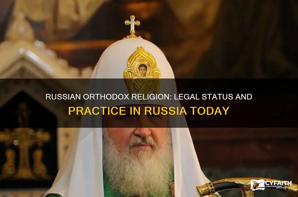 is russian orthodox religion allowed in russia