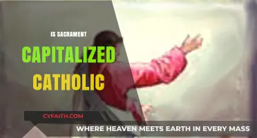 Is Sacrament Capitalized in Catholic Tradition? A Grammar Guide