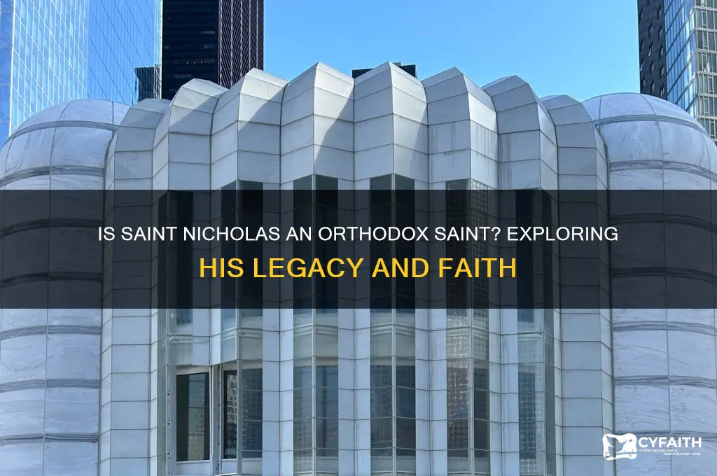 is saint nicolas a orthodox saint