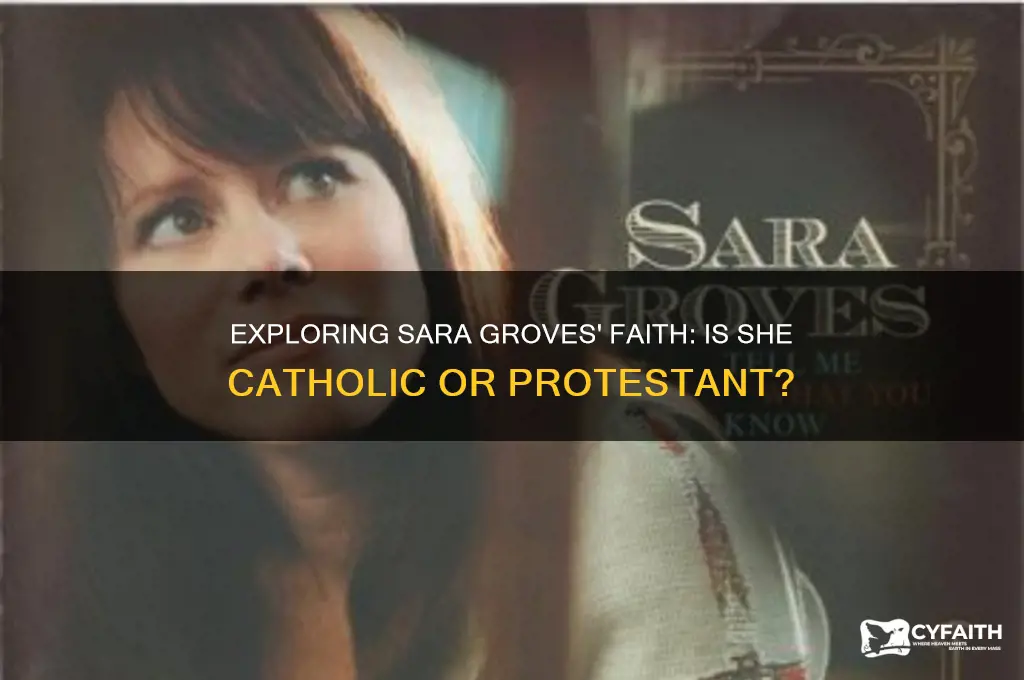 is sara groves catholic