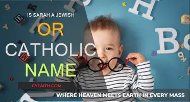 Sarah: A Name with Jewish and Catholic Roots
