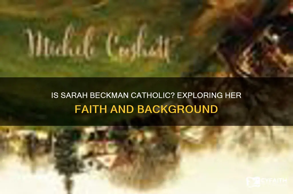 is sarah beckman catholic
