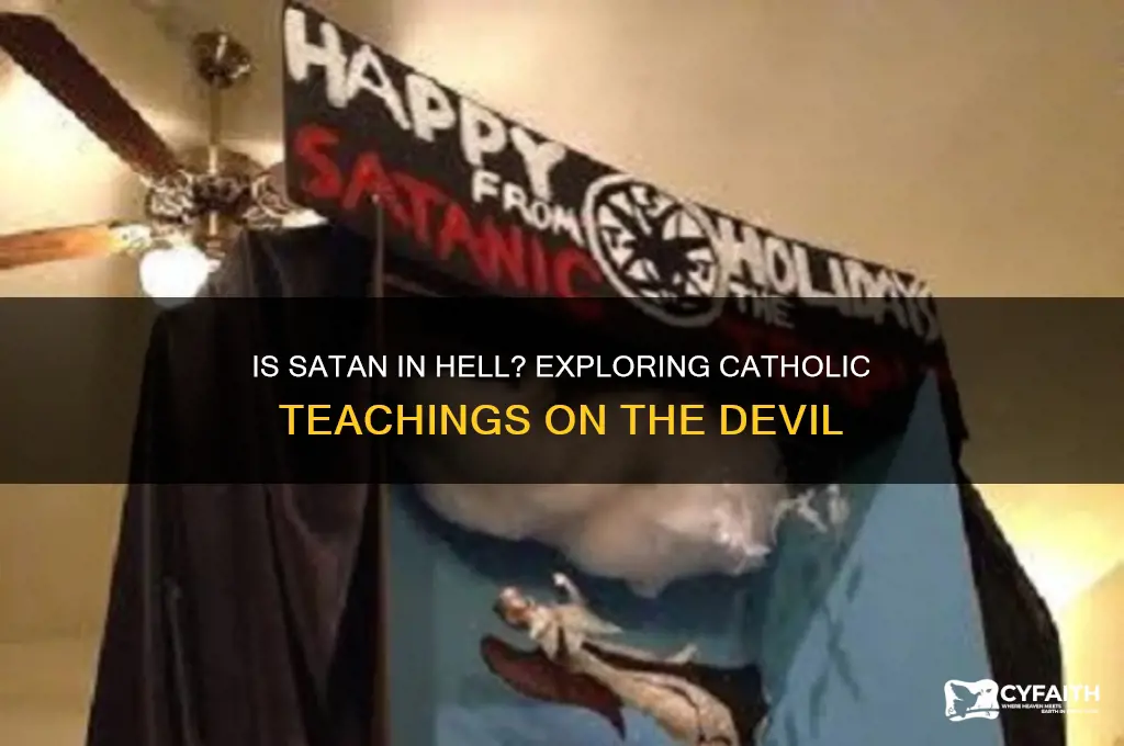 is satan in hell catholic