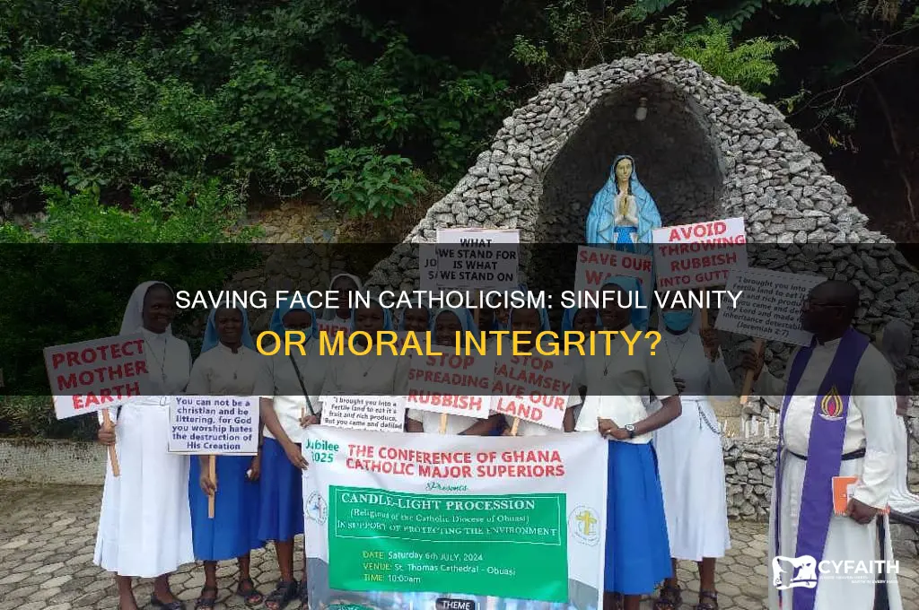 is saving face sinful catholic