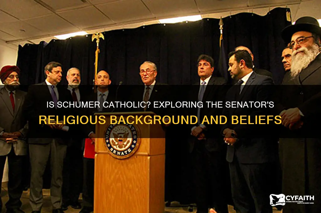 is schumer a catholic