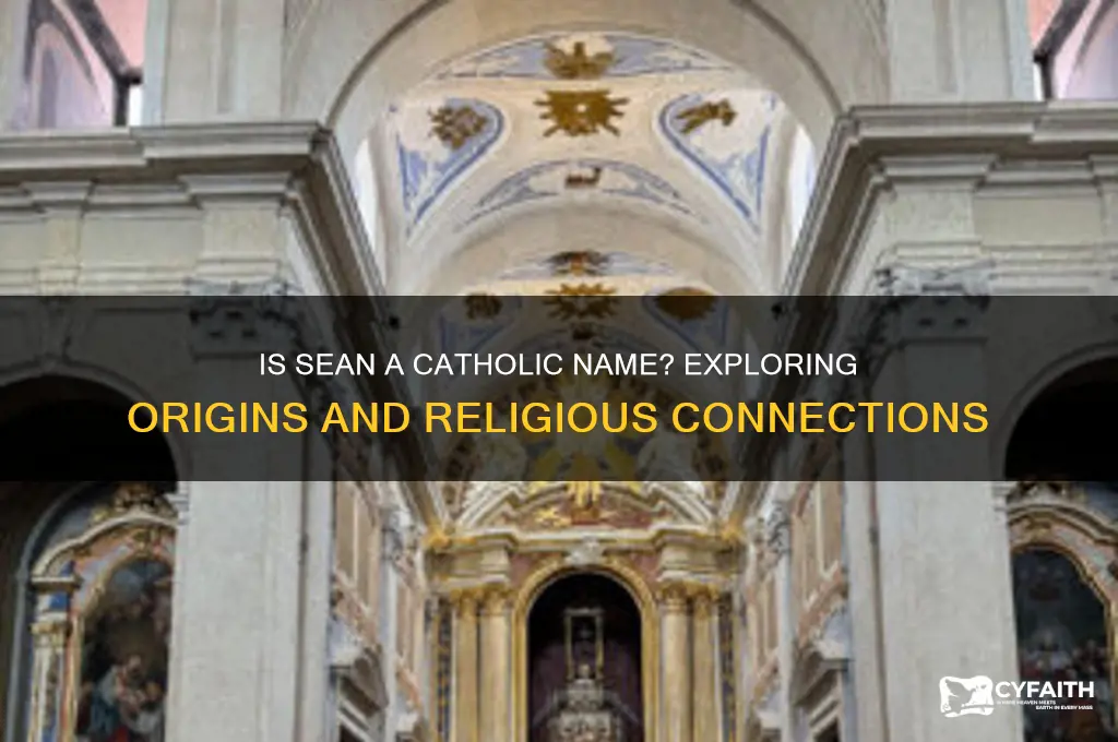 is sean a catholic name