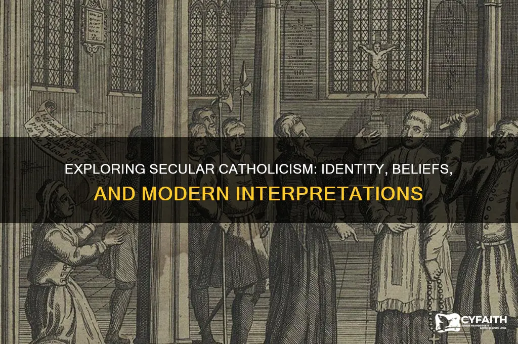 is secular catholic a thing