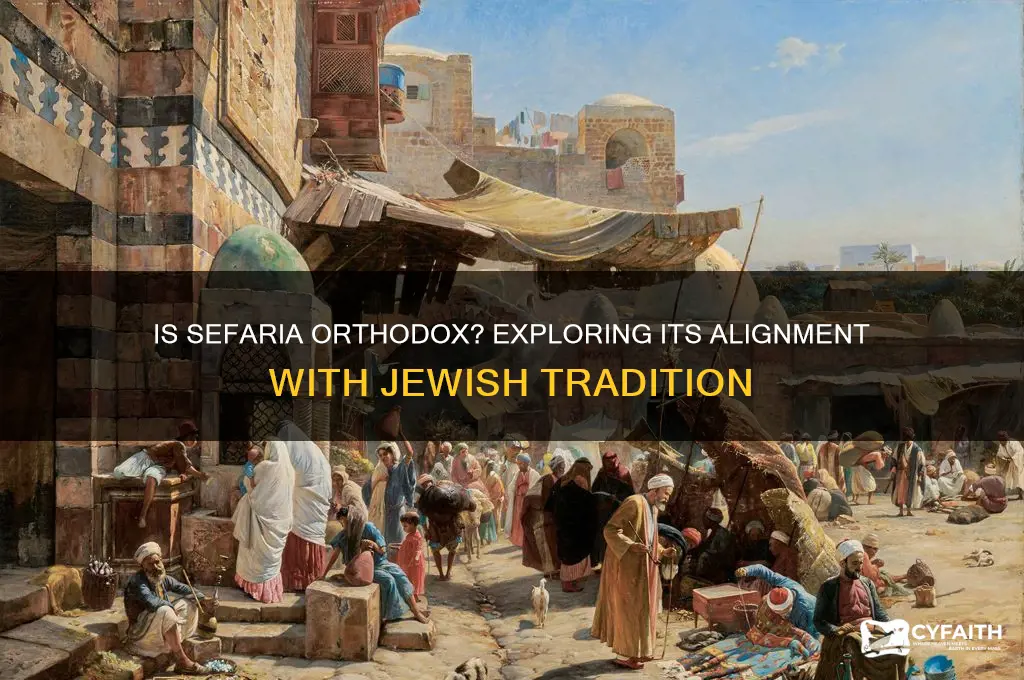 is sefaria orthodox