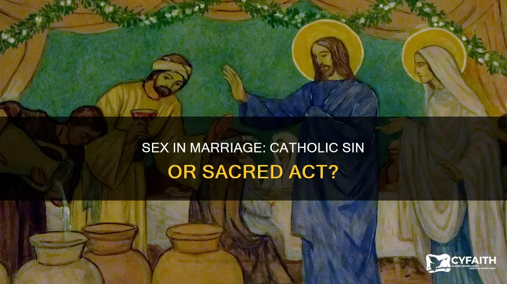is sex in marriage a sin catholic