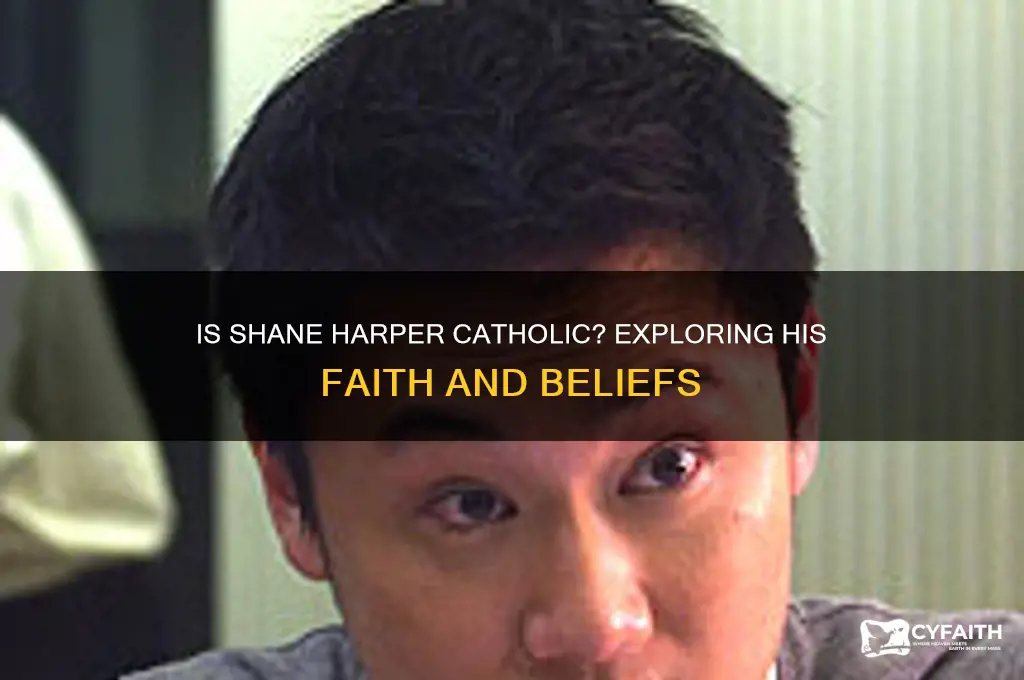 is shane harper catholic