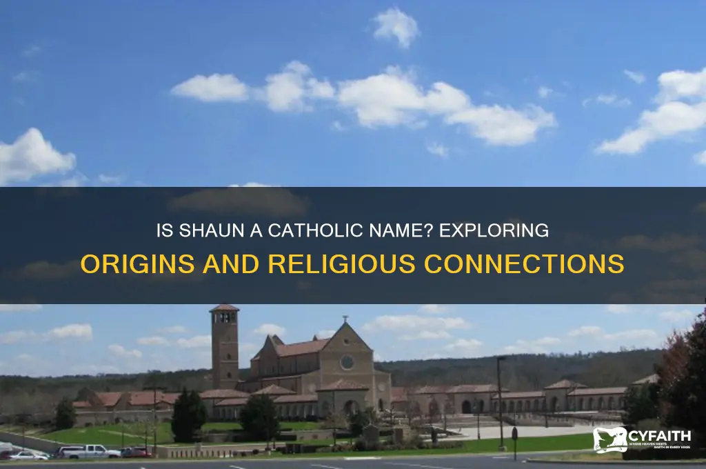 is shaun a catholic name