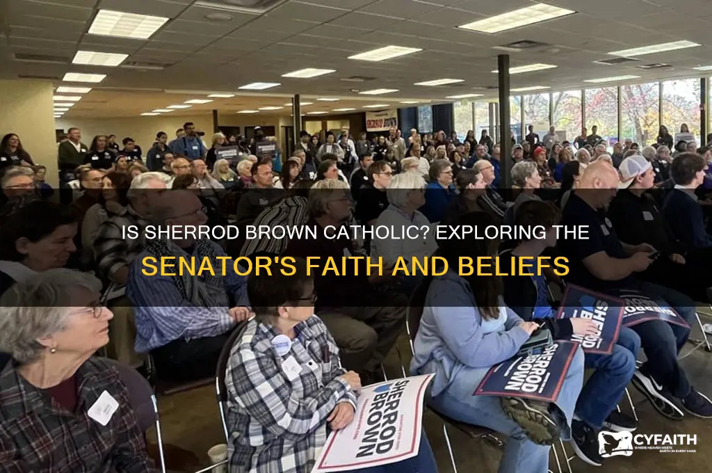 is sherrod brown catholic