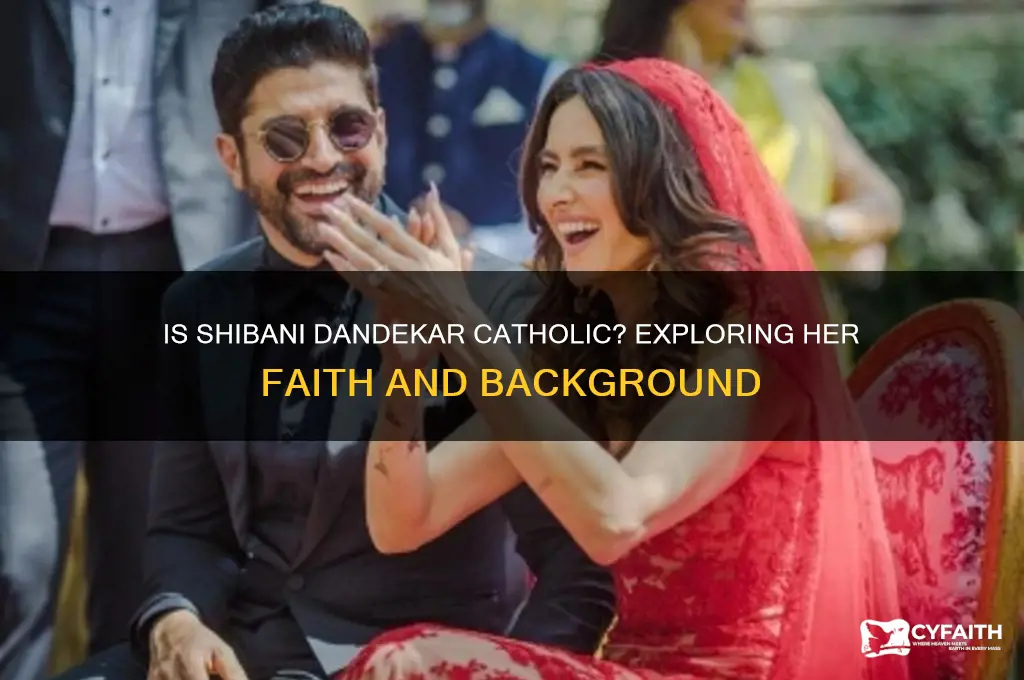 is shibani dandekar catholic