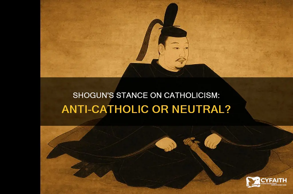 is shogun anti catholic