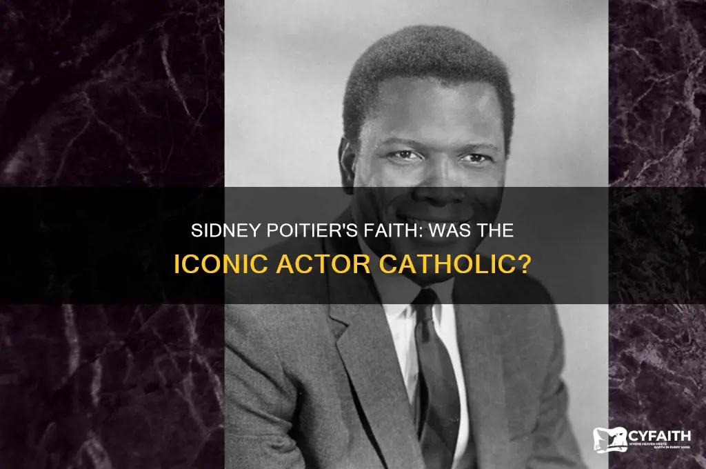 is sidney poitier catholic