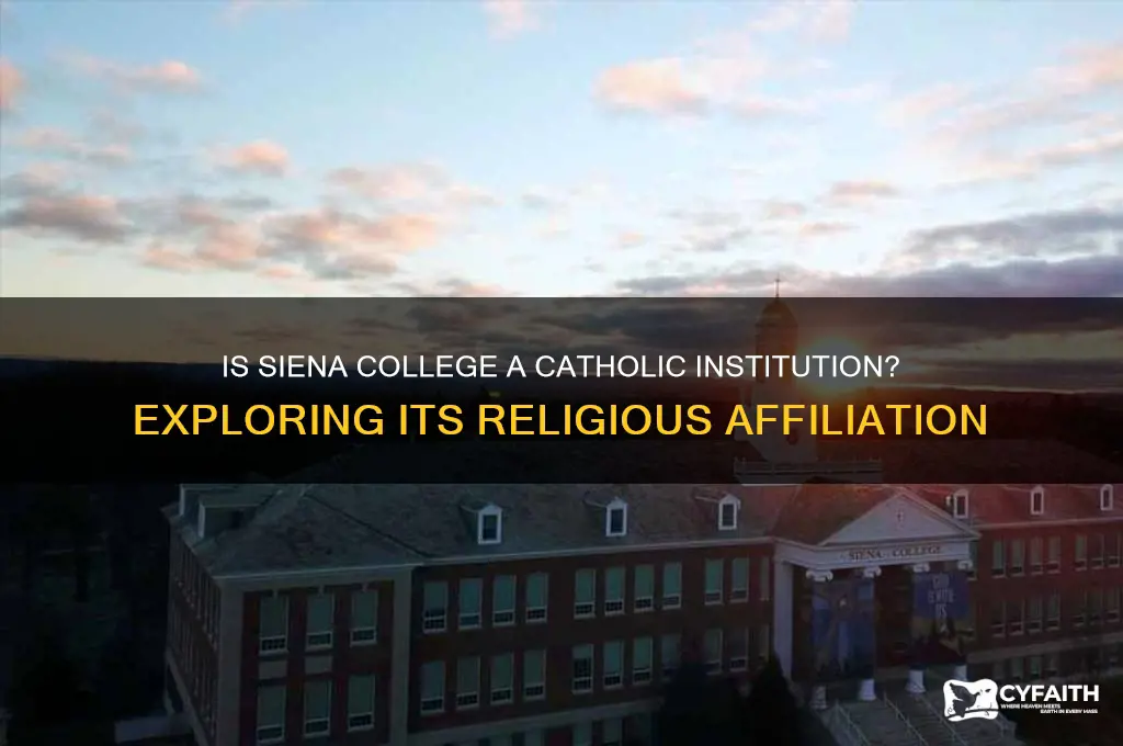 is siena a catholic college