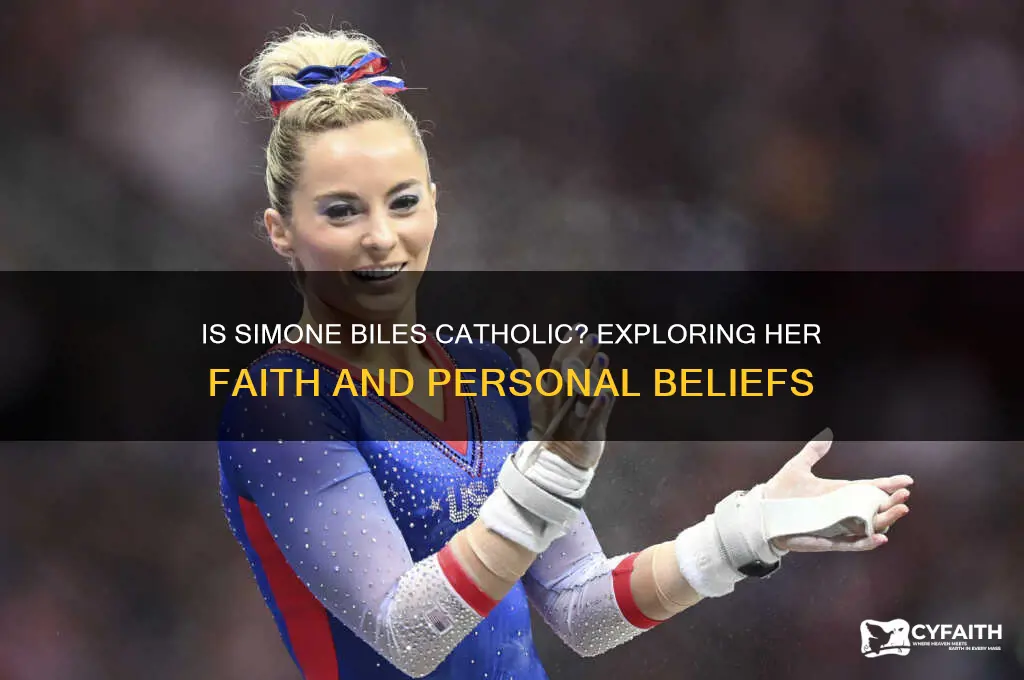 is simine biles catholic