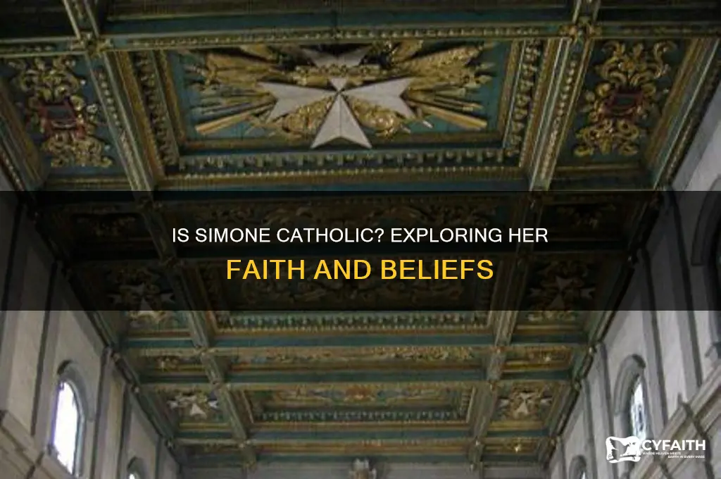 is simone catholic